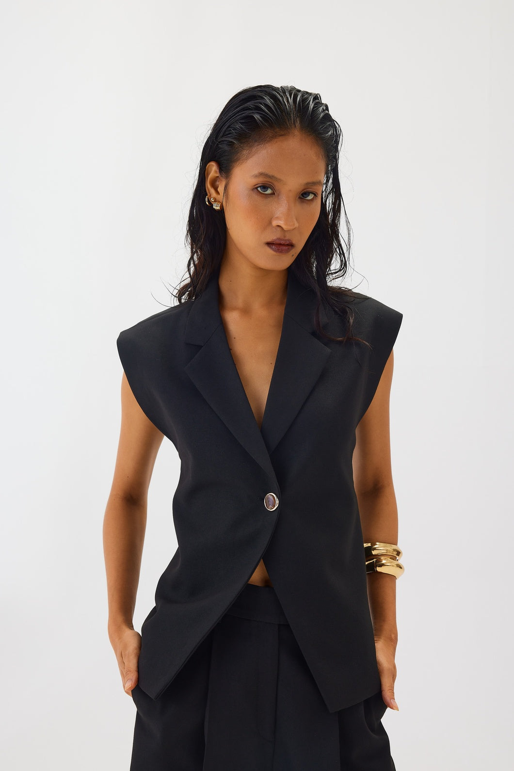 Taylor Waistcoat Black