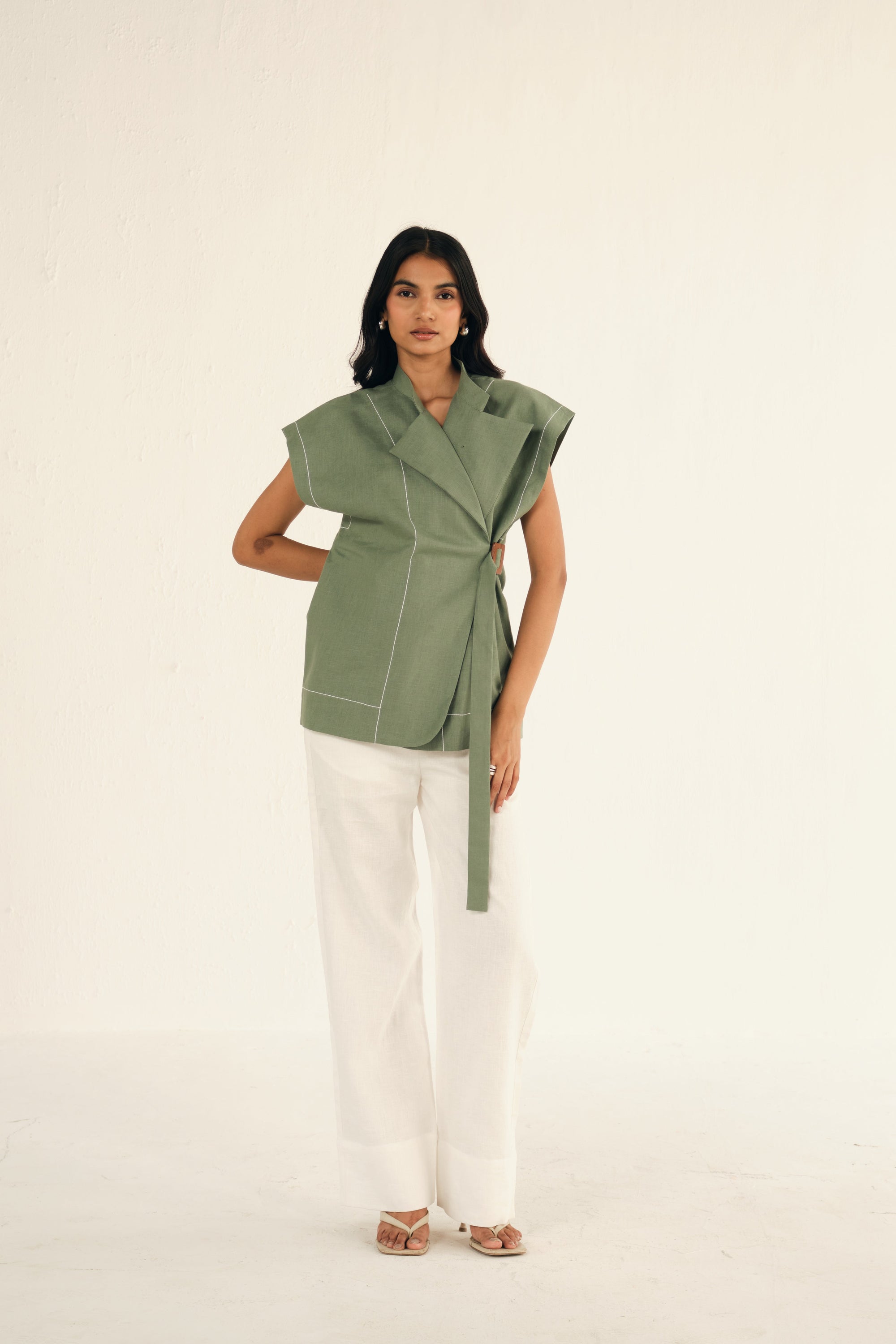 Jillian Linen Top