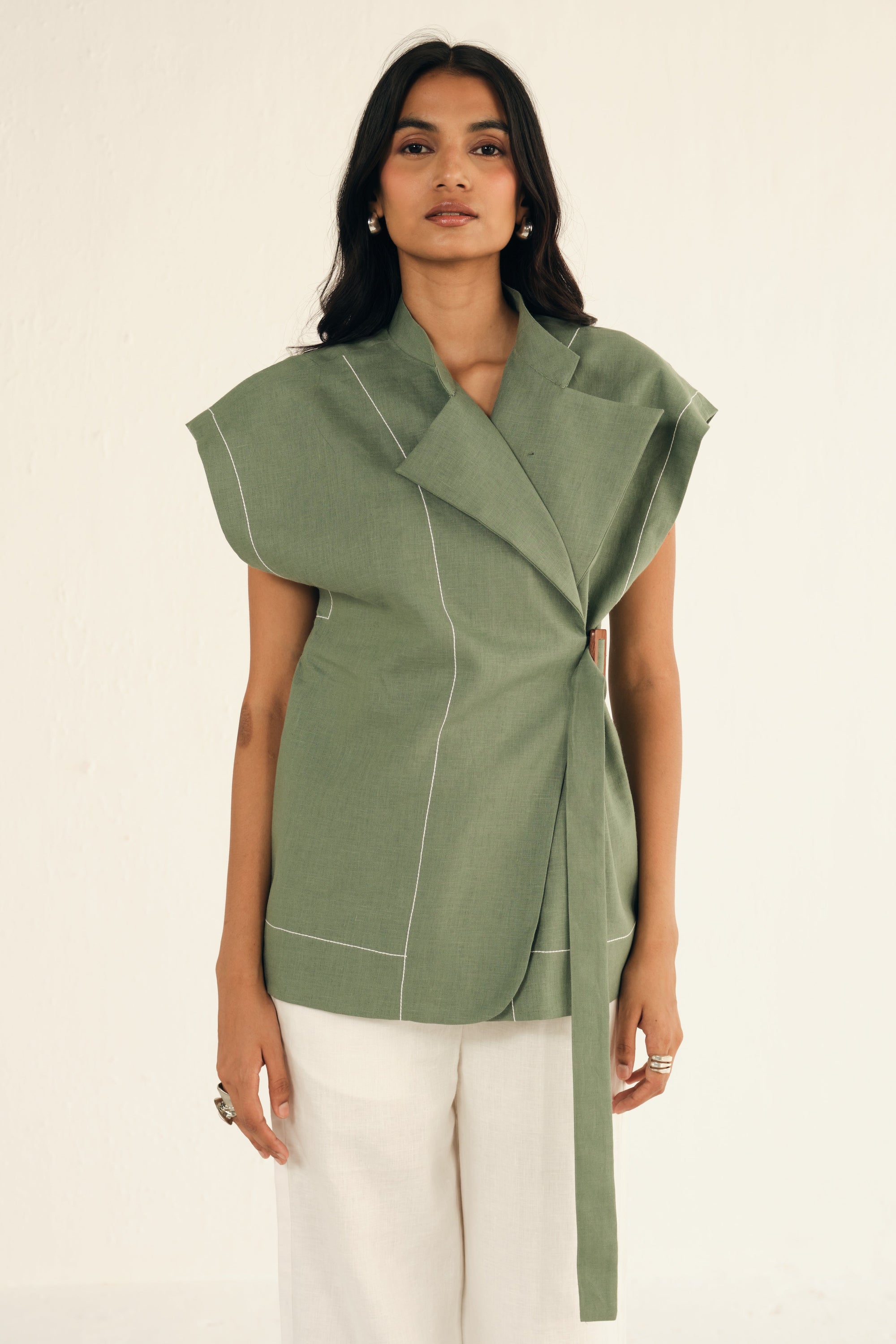 Jillian Linen Top