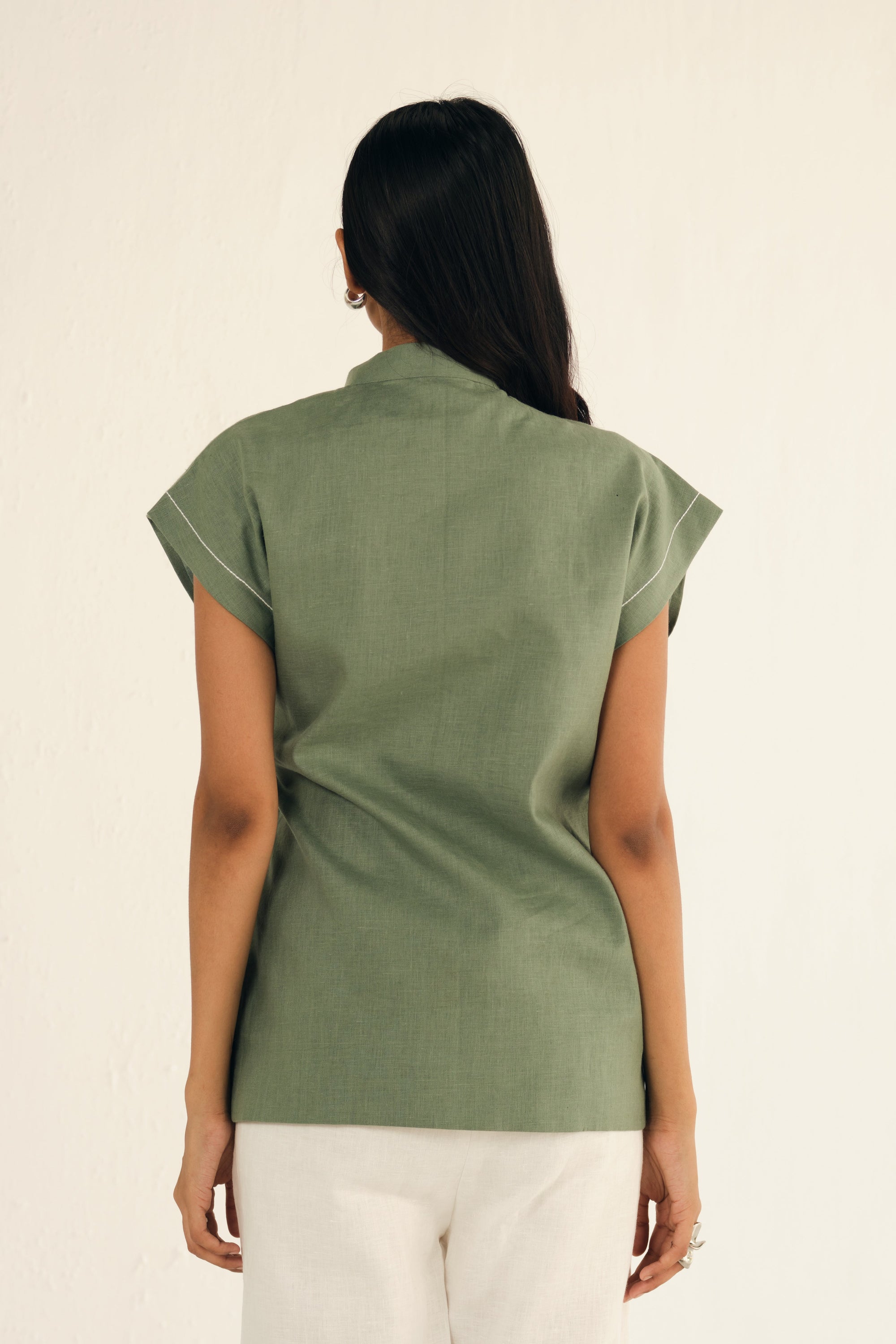 Jillian Linen Top