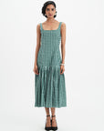 Mae Dress - Pine Vichy