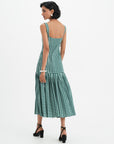 Mae Dress - Pine Vichy