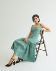 Mae Dress - Pine Vichy