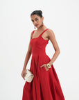 Celeste Dress - Rouge