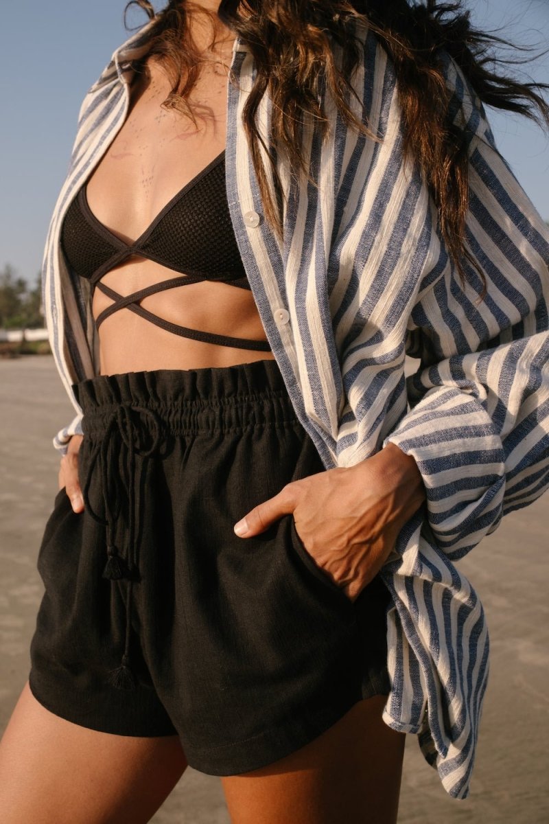 Alina Shorts Black - Bhoomi