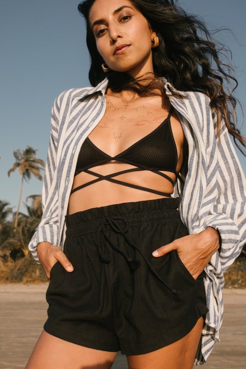 Alina Shorts Black - Bhoomi