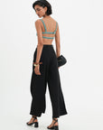 Celine Bralette Top - Pine Vichy