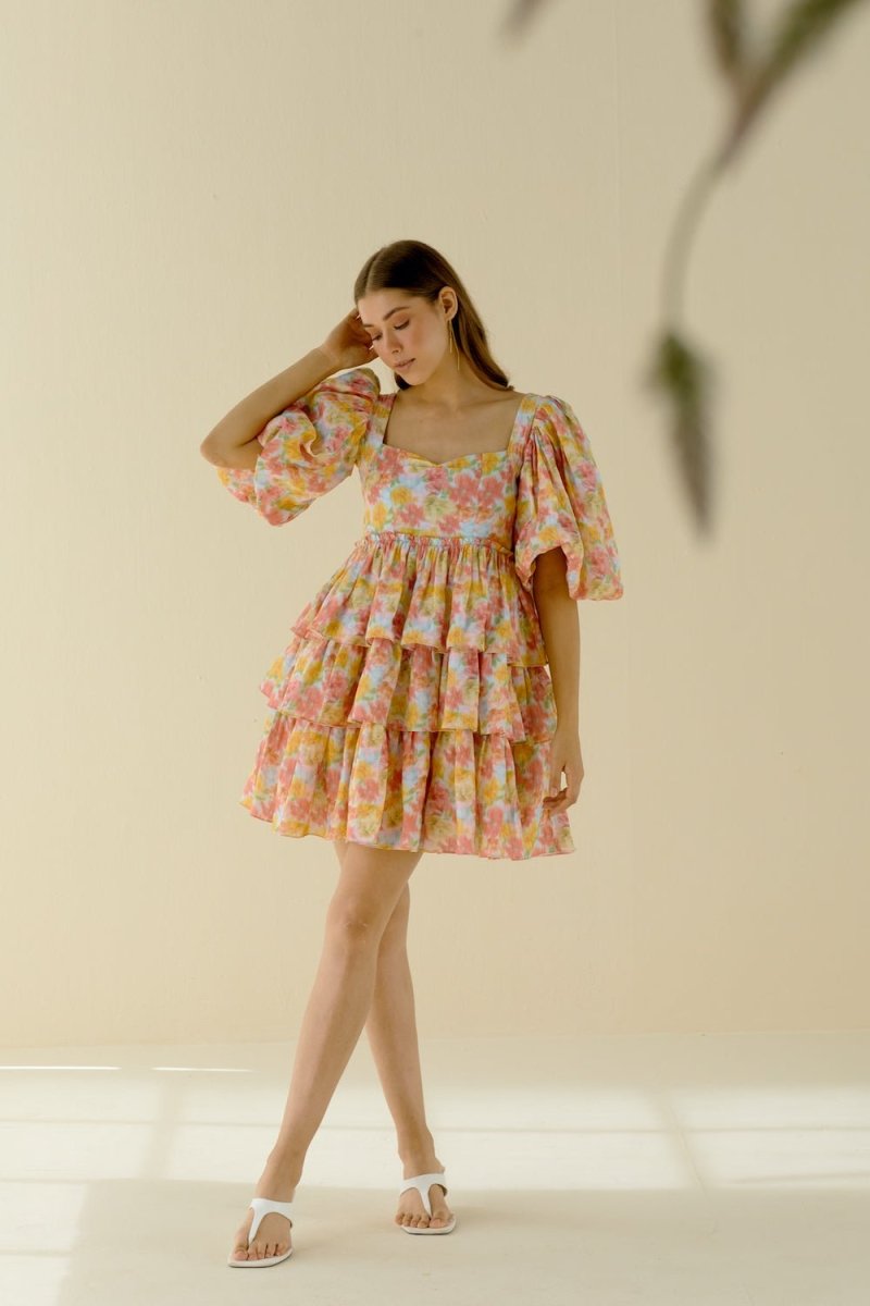 Doreen Dress Yellow - Bhoomi