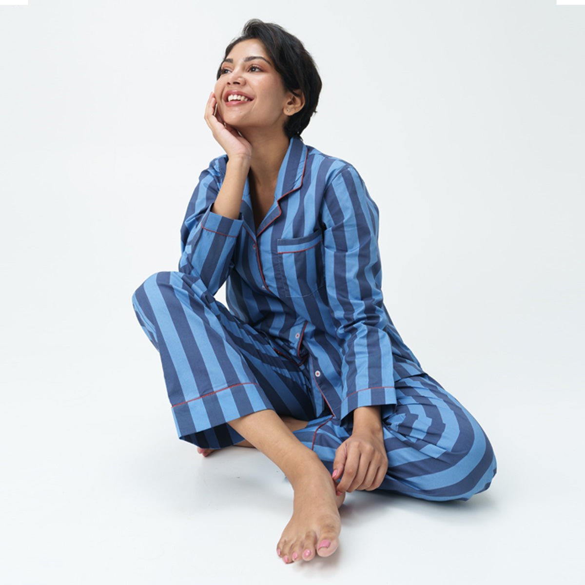Indigo love pyjama set - Bhoomi