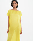 Leone Oversized Dress - Limoncello