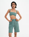Lou Shorts - Pine Vichy