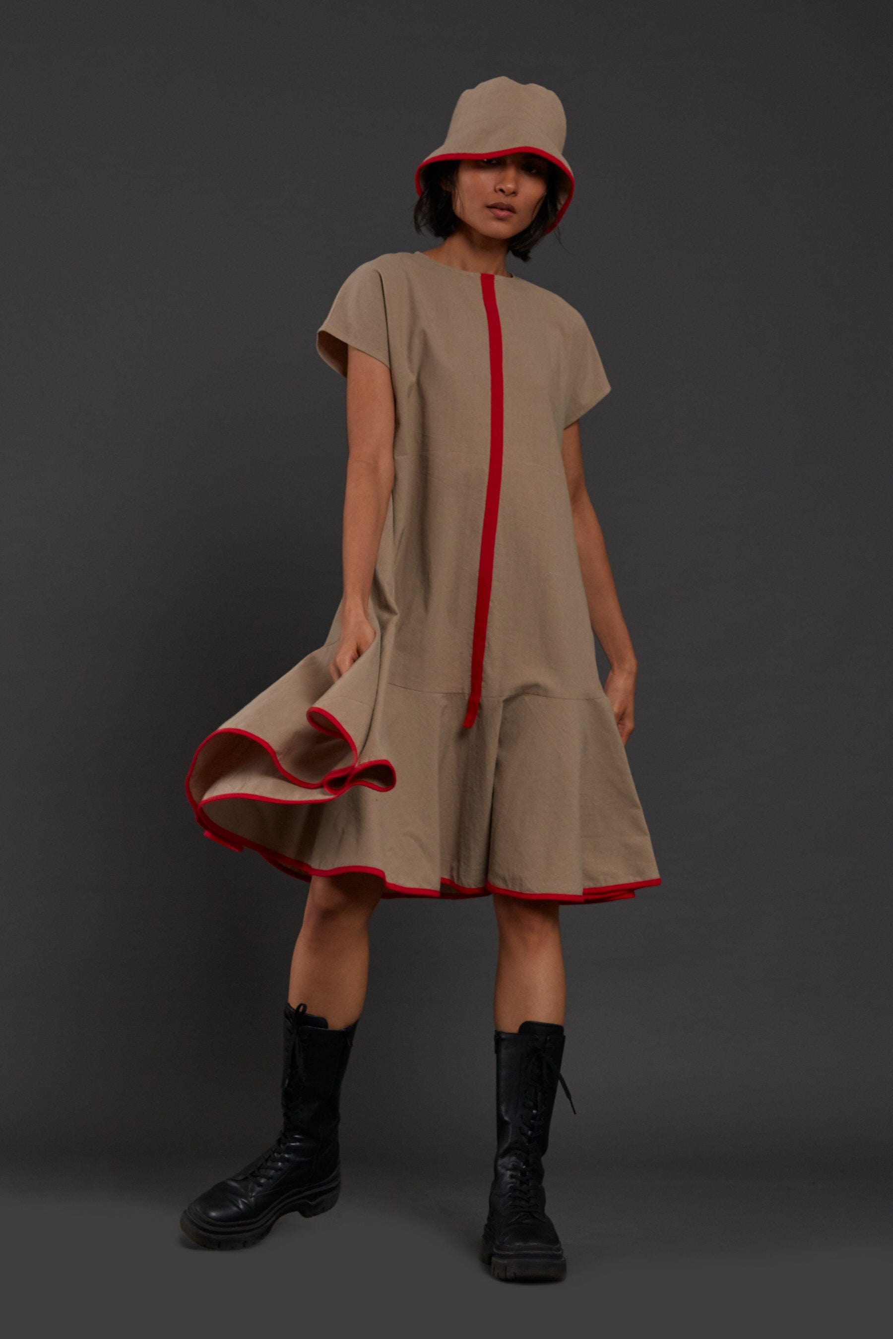 Vesper Dress Beige