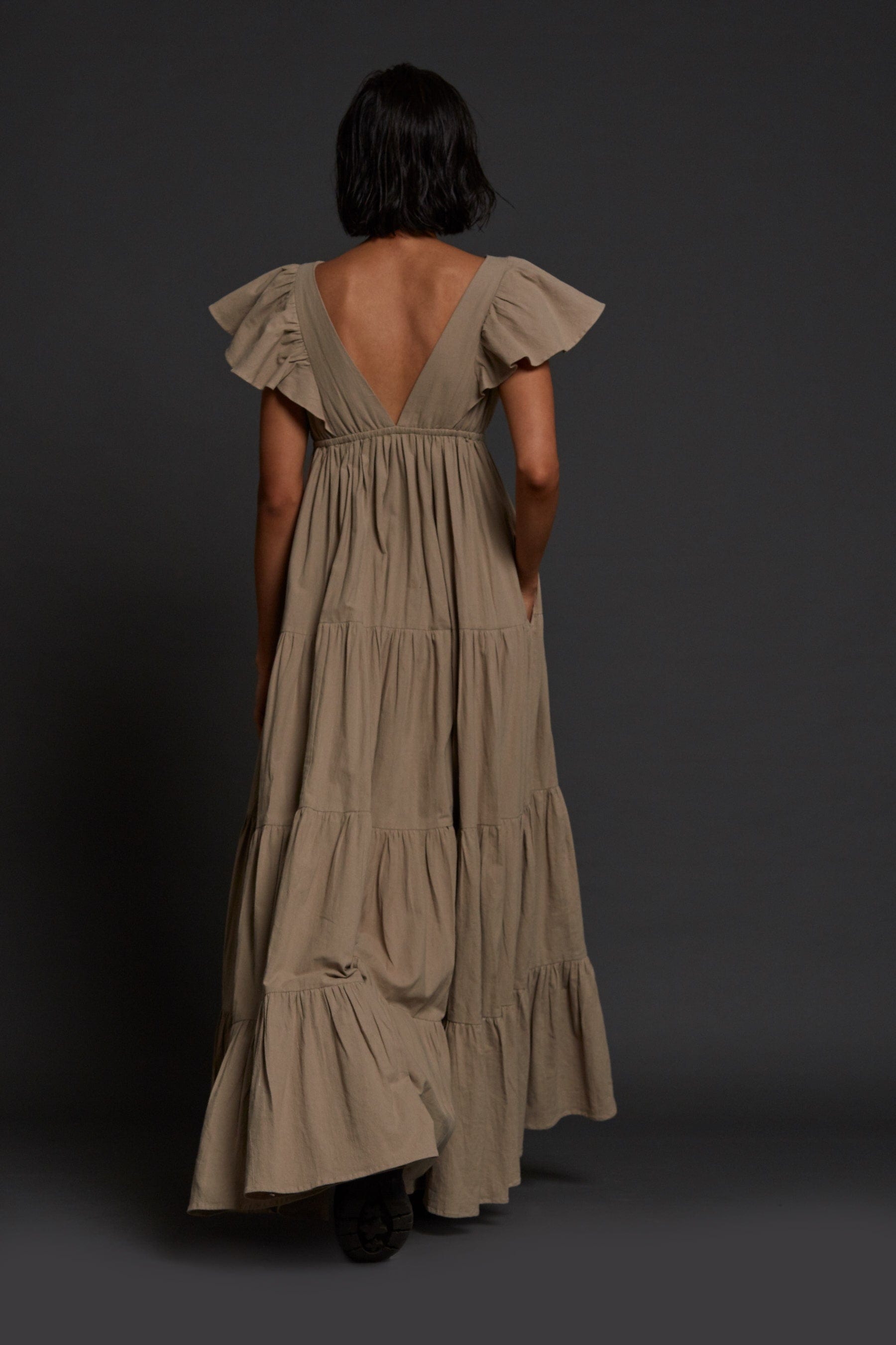 Monette Dress Beige