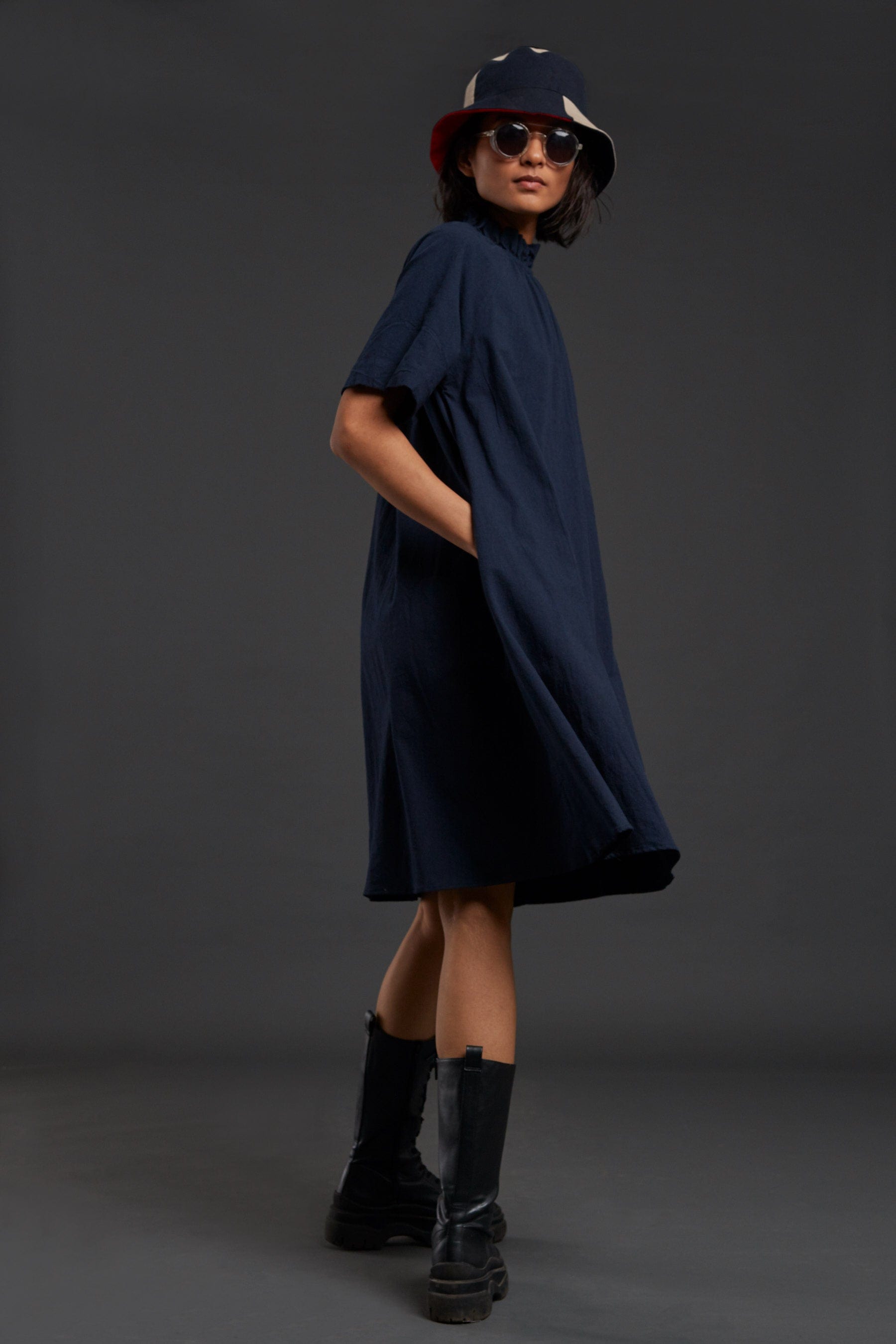 Sutton Dress Blue