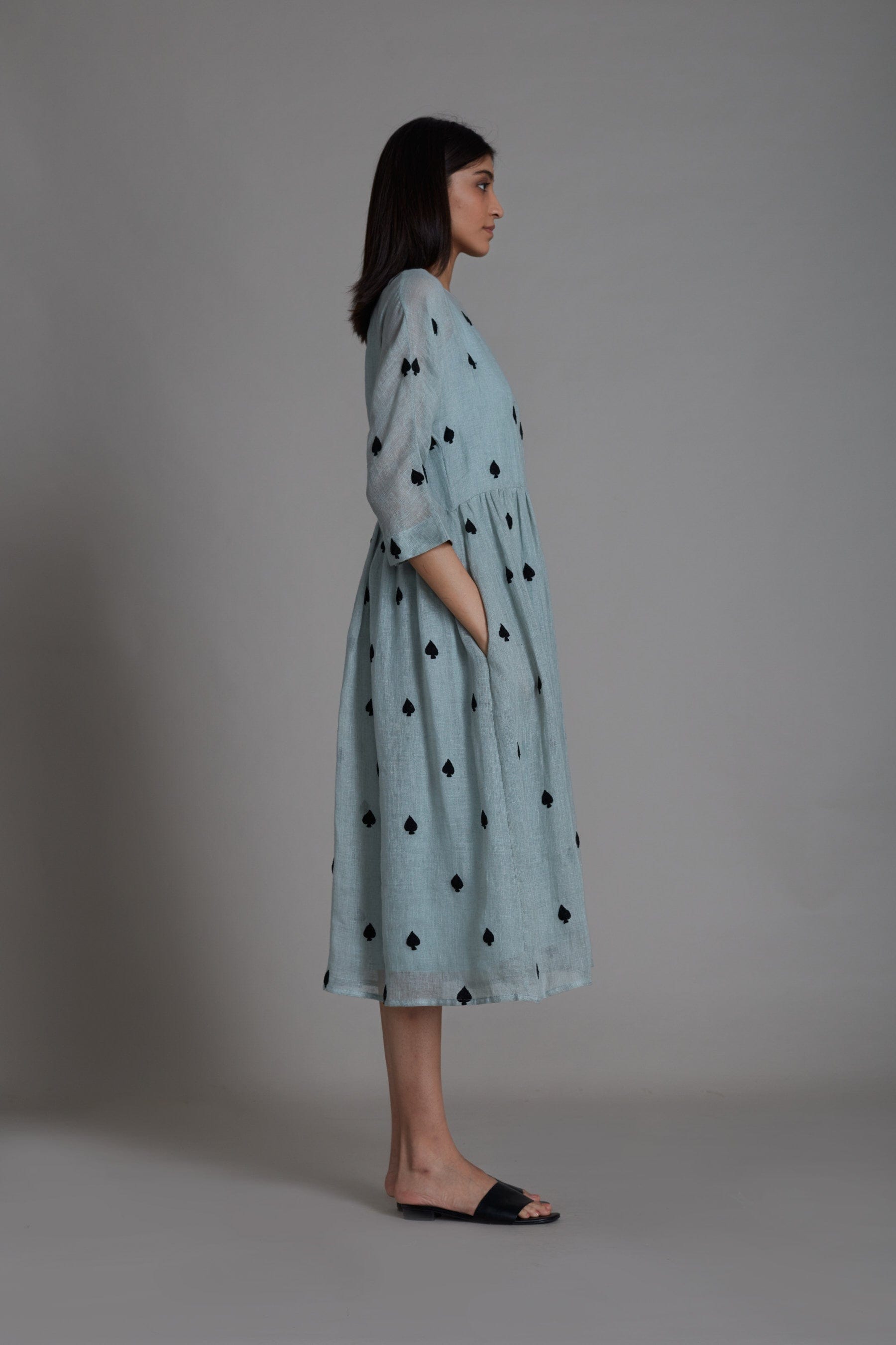 Belinda Dress Blue