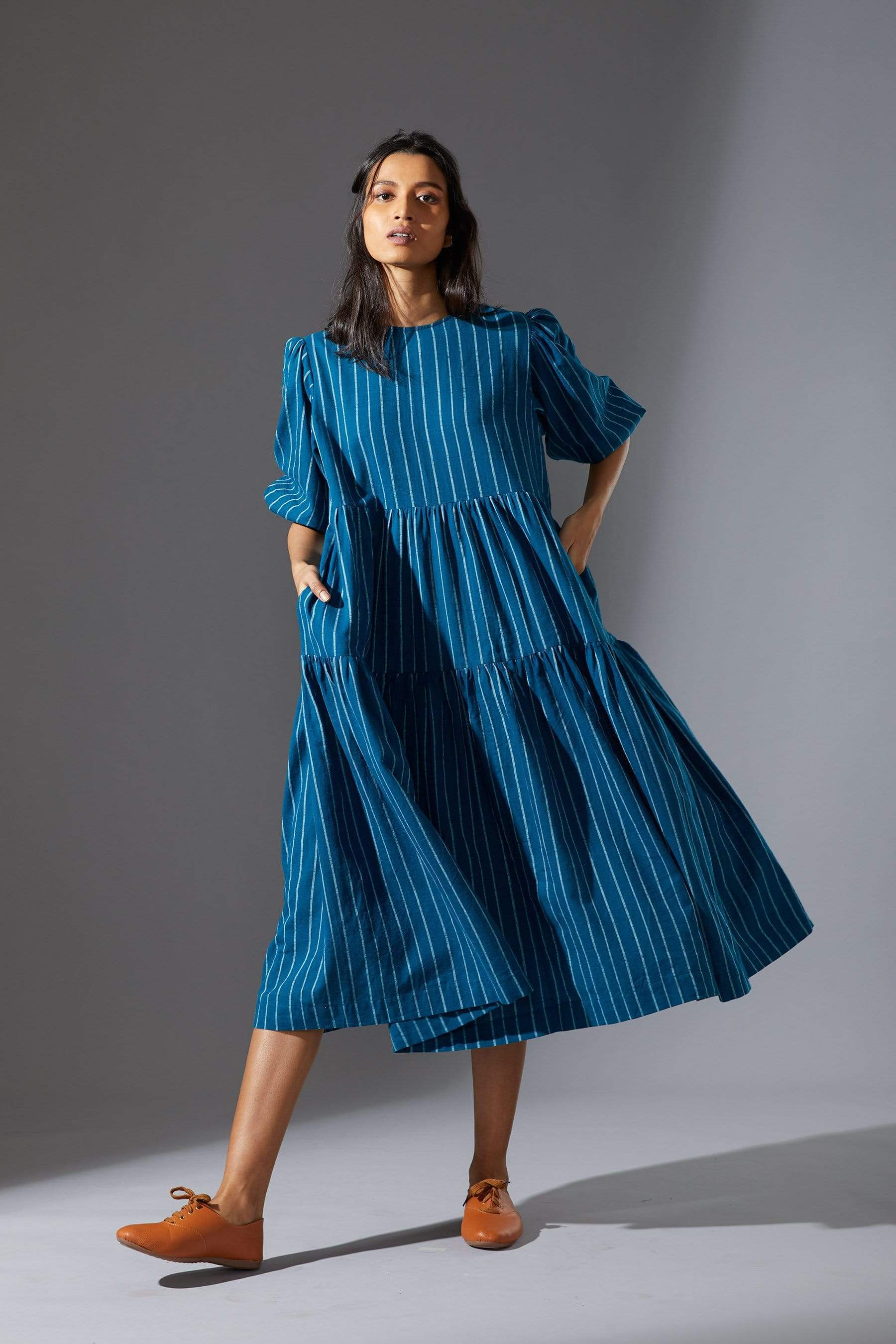 Sina Dress Blue
