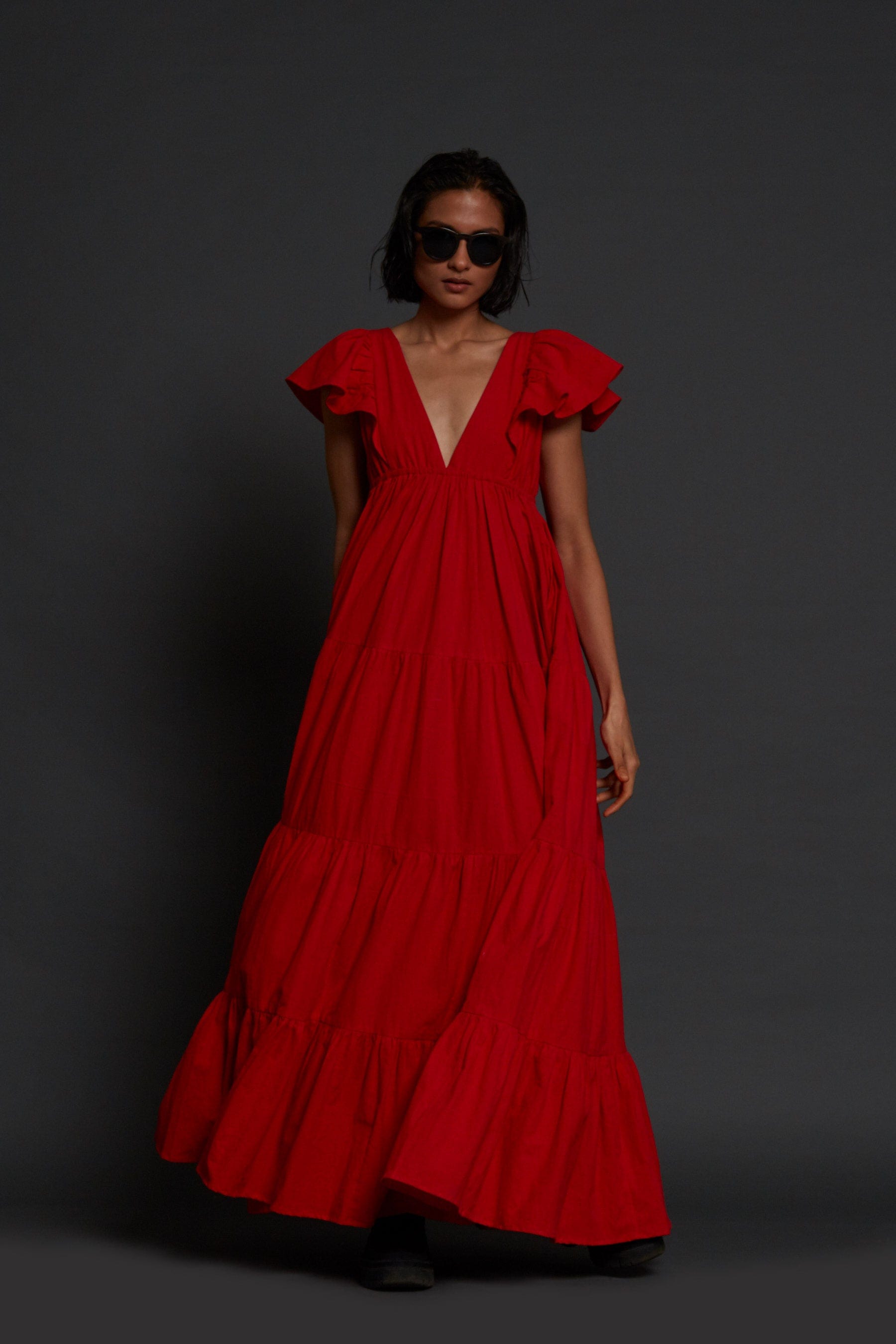 Monette Dress Red