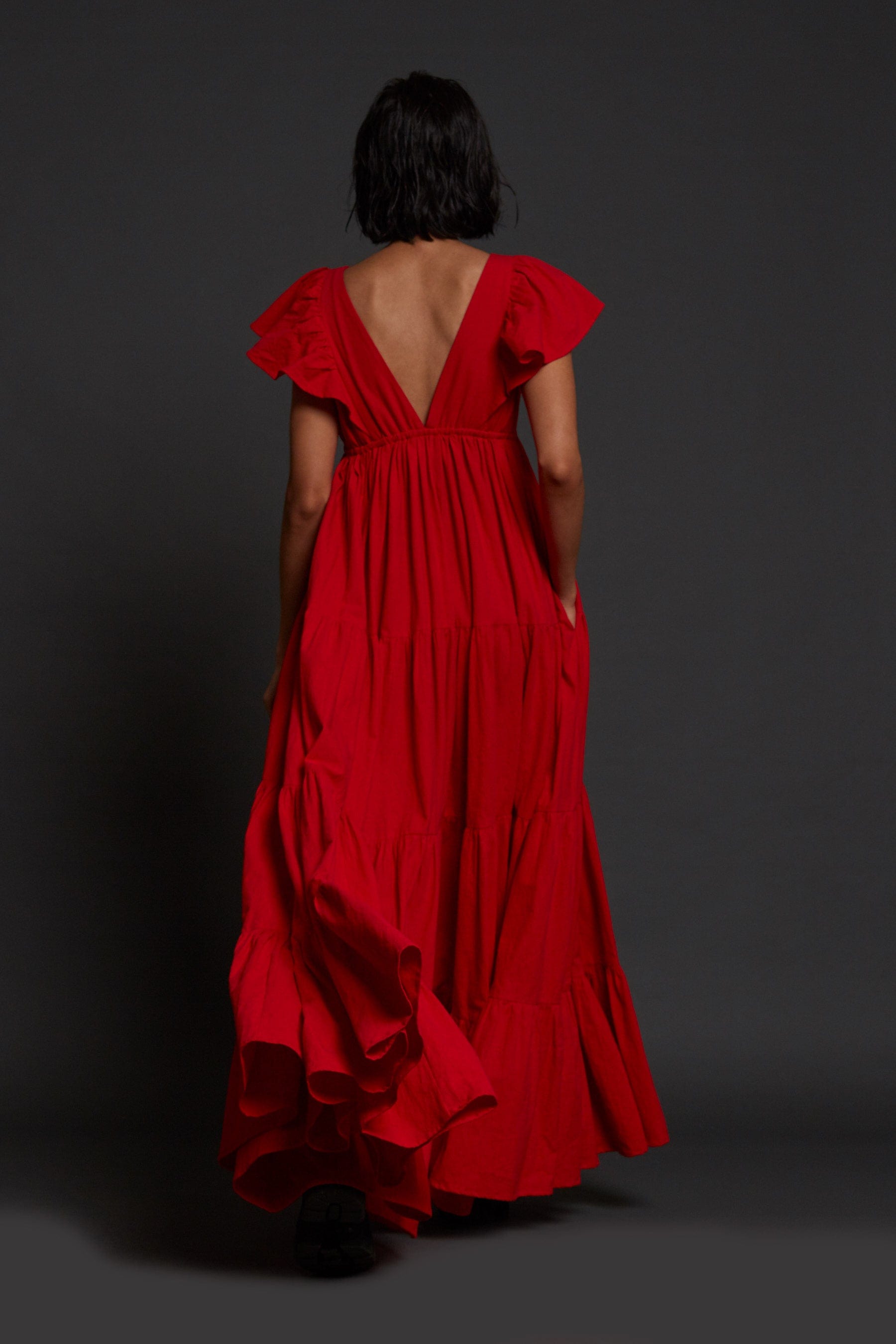 Monette Dress Red