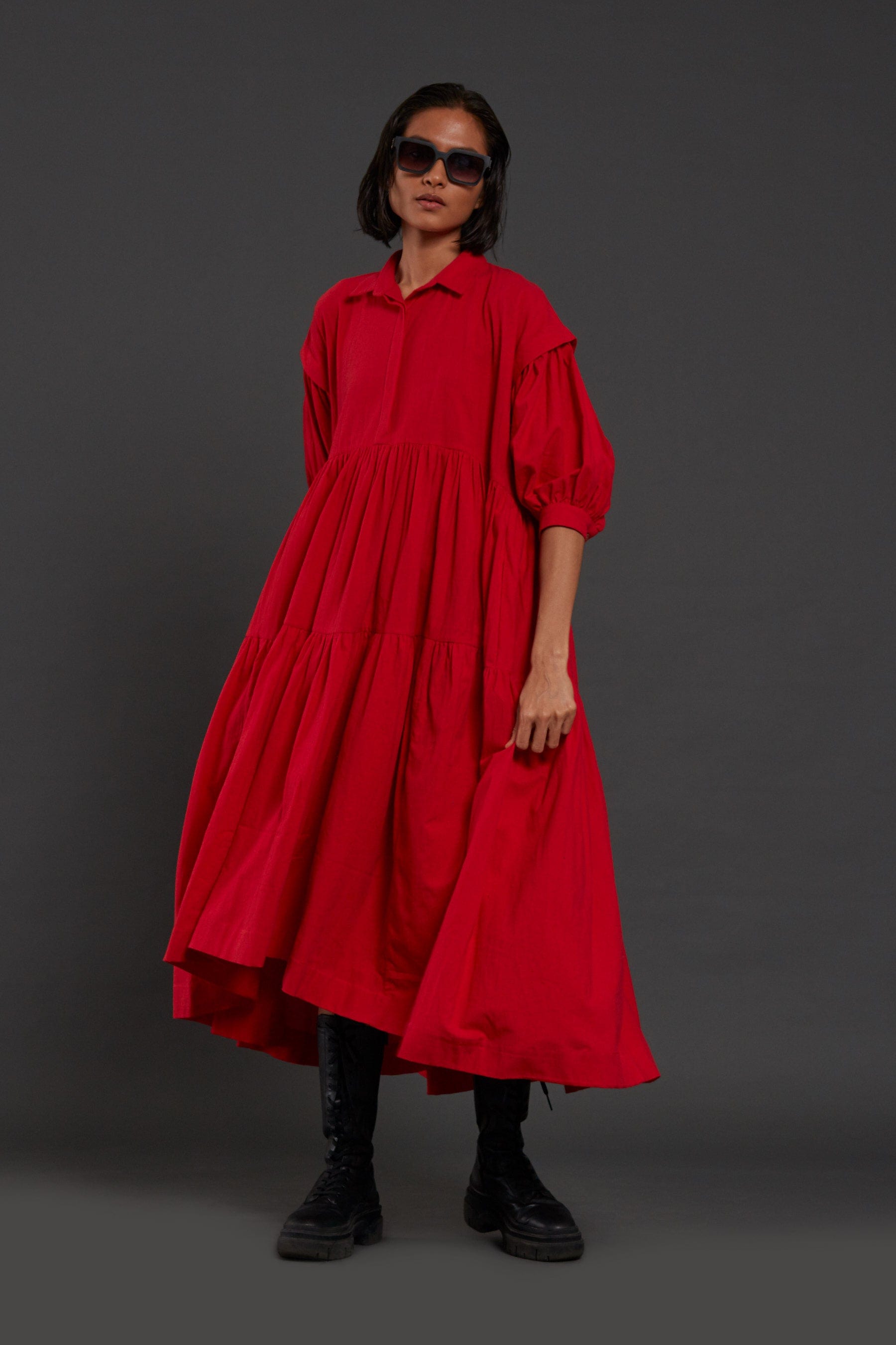 Matera Dress Red
