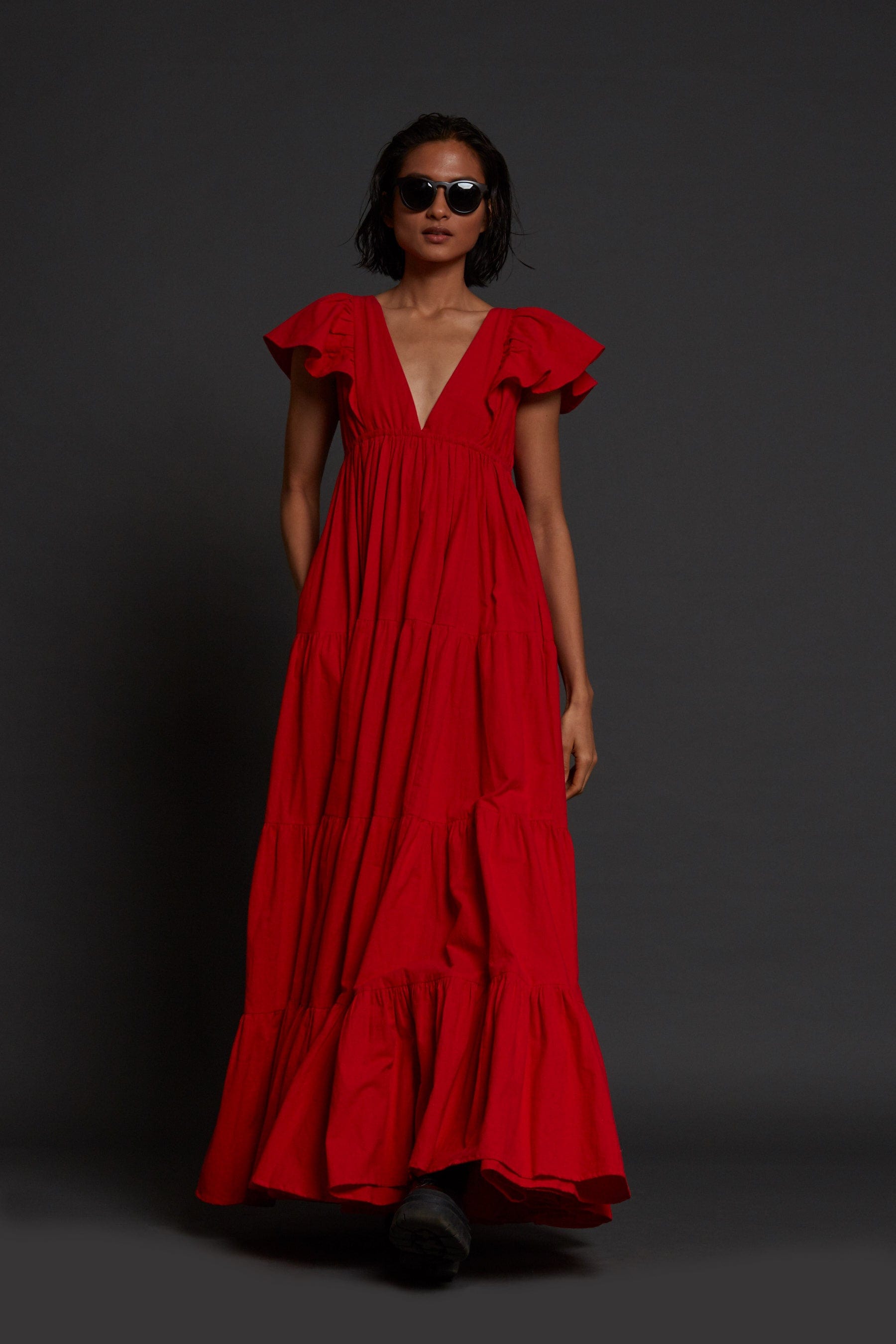 Monette Dress Red