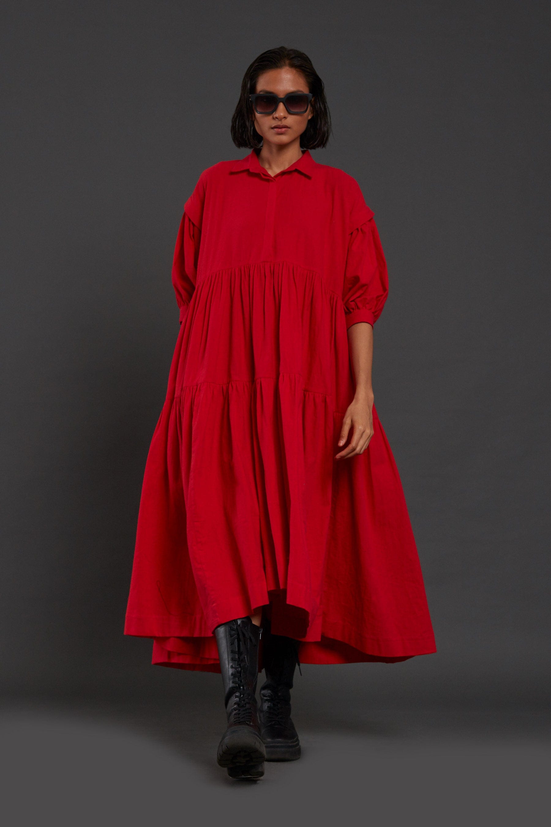 Matera Dress Red