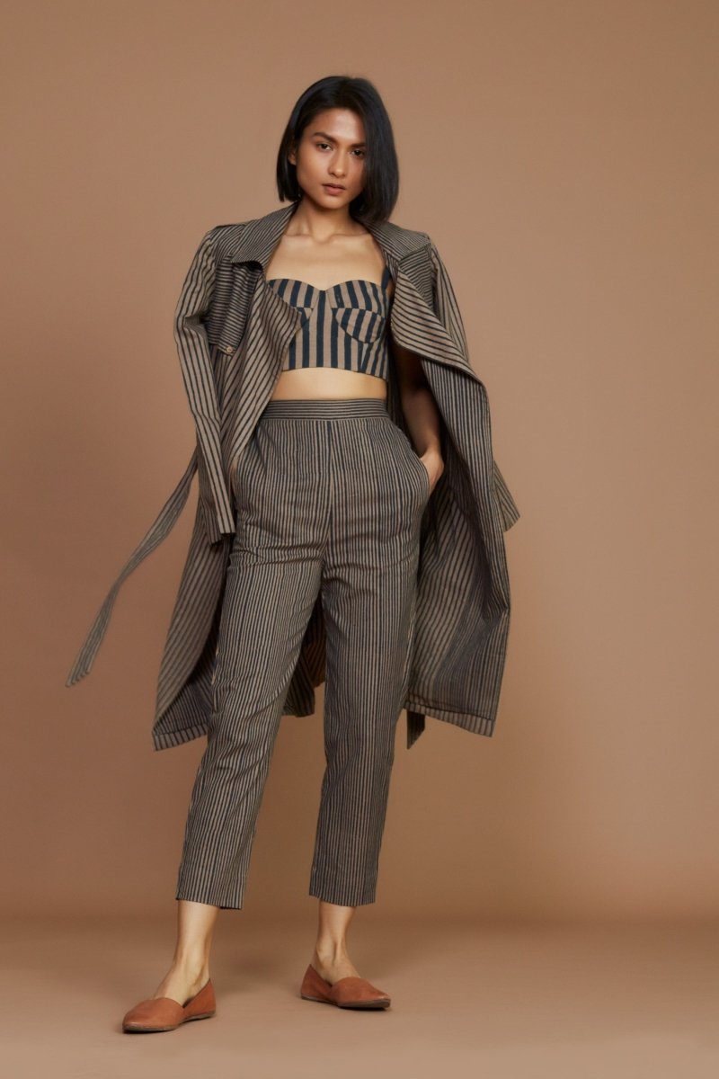 Megan Trench Coat Brown - Bhoomi