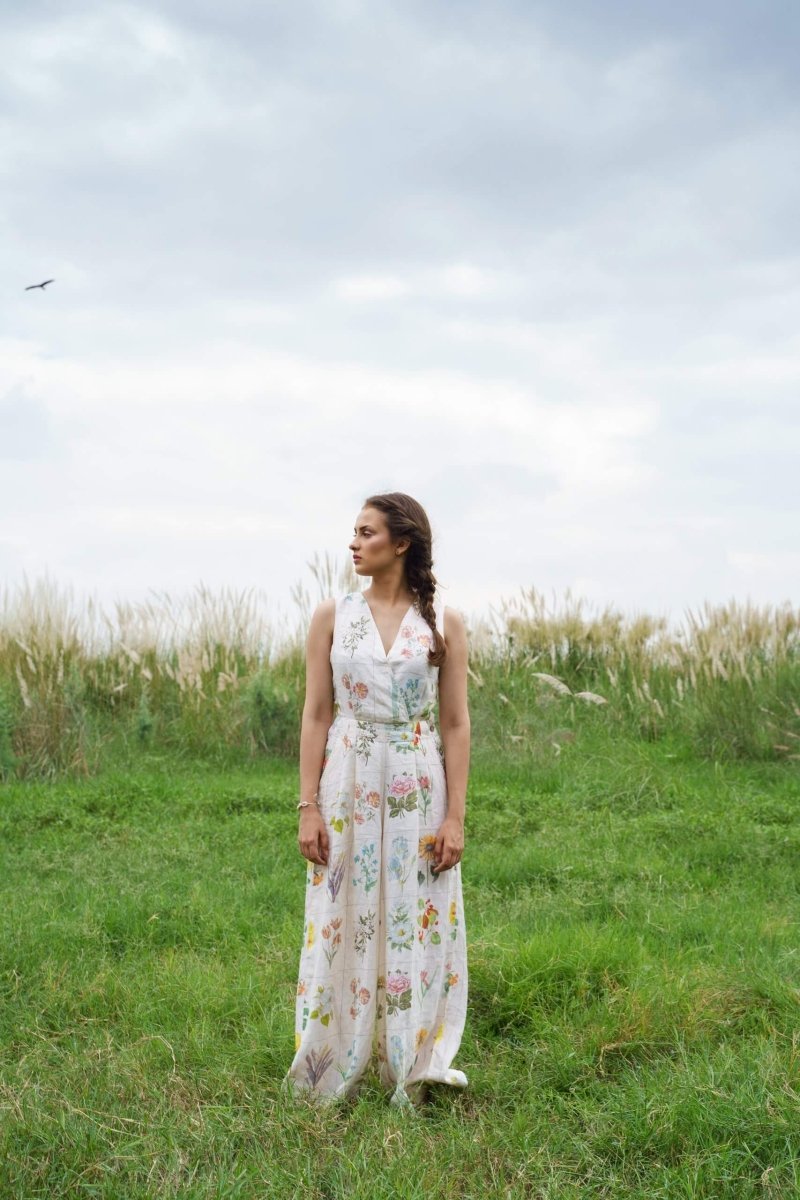 Roza Floral Jumpsuit - Bhoomi