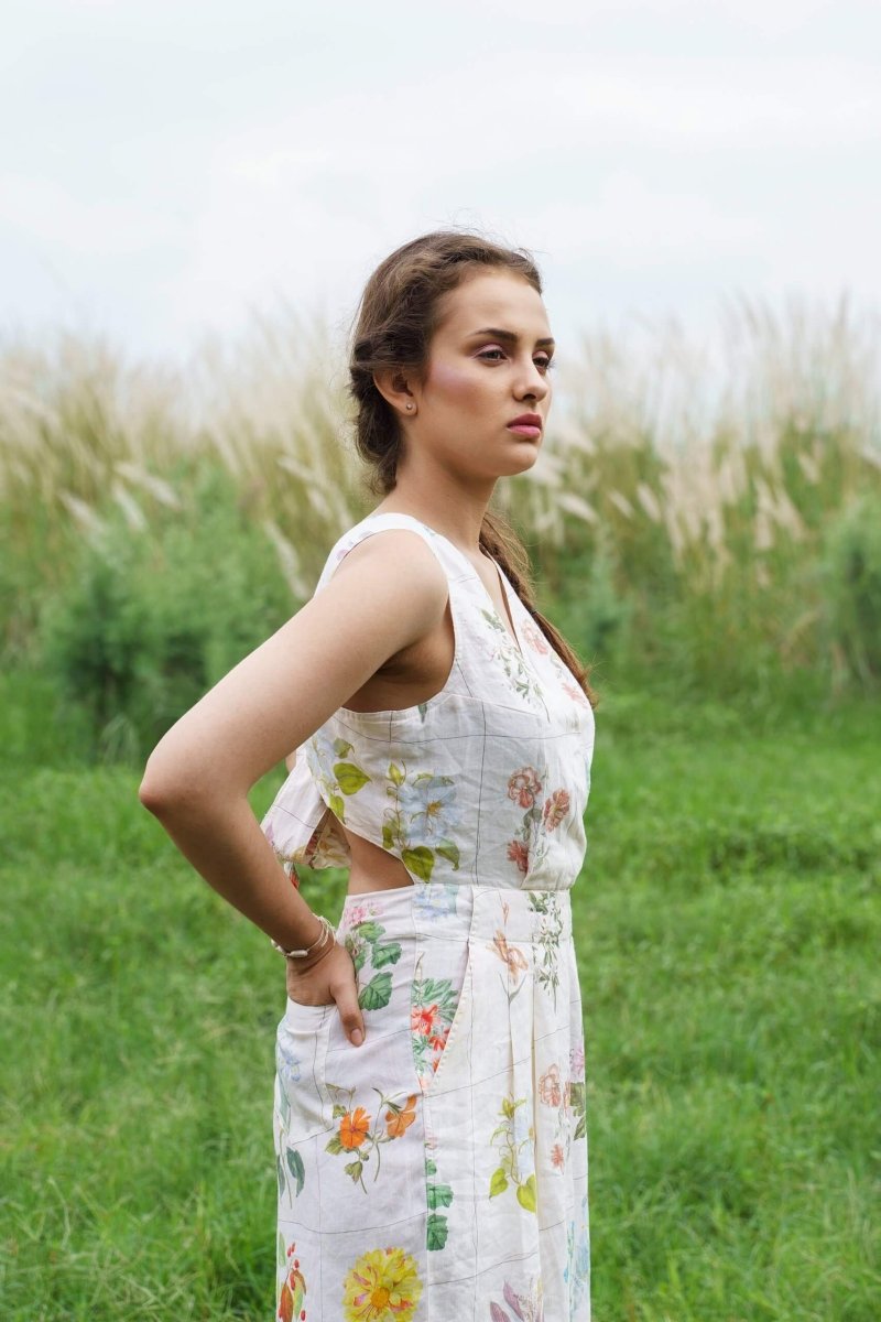Roza Floral Jumpsuit - Bhoomi