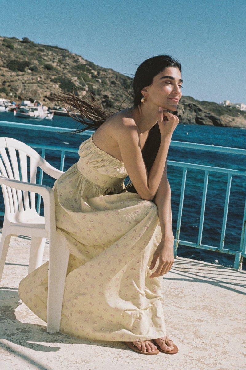 Sardinia Dress - Butter Yellow - Bhoomi