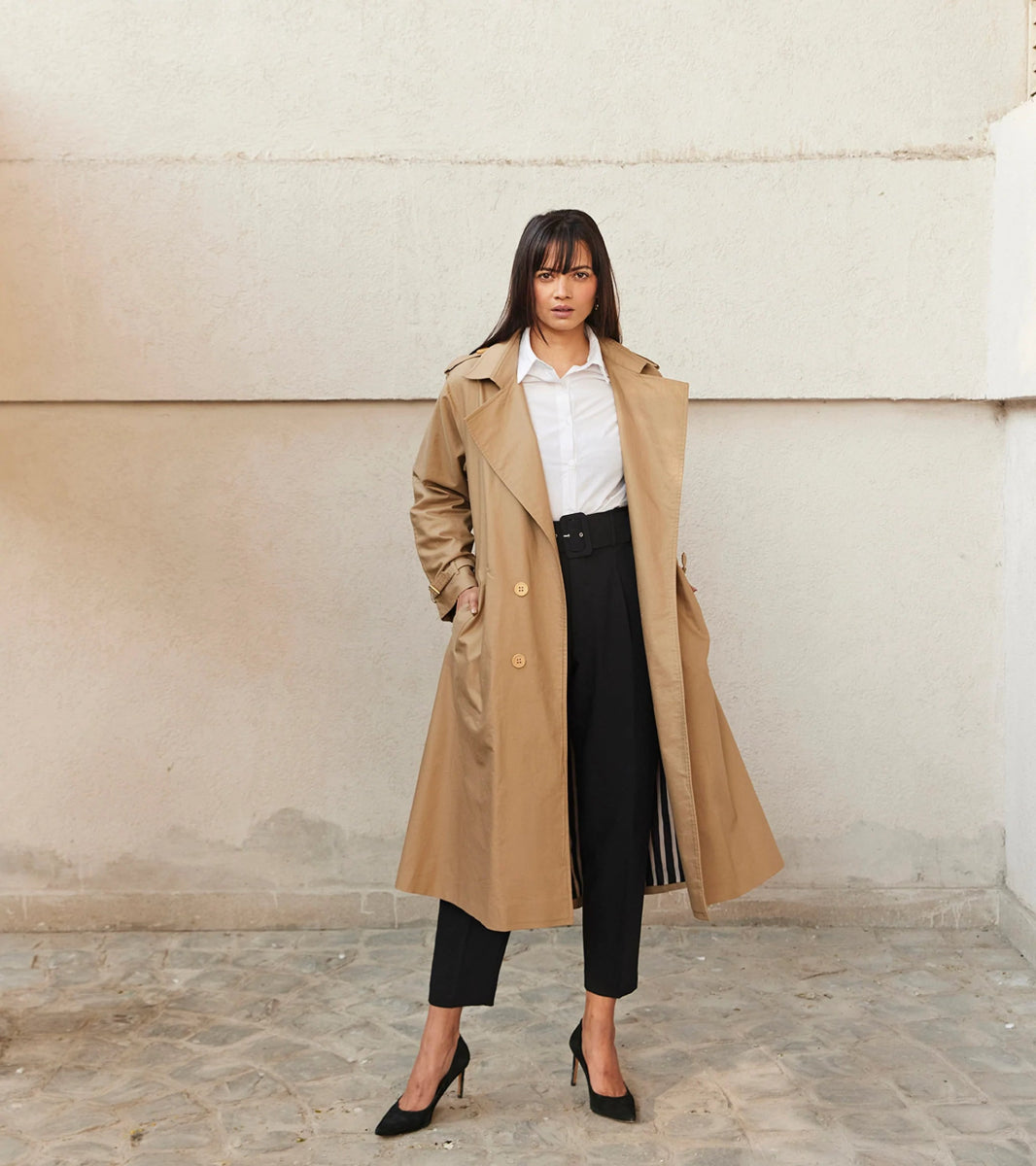 Yvie Trench Coat - Bhoomi