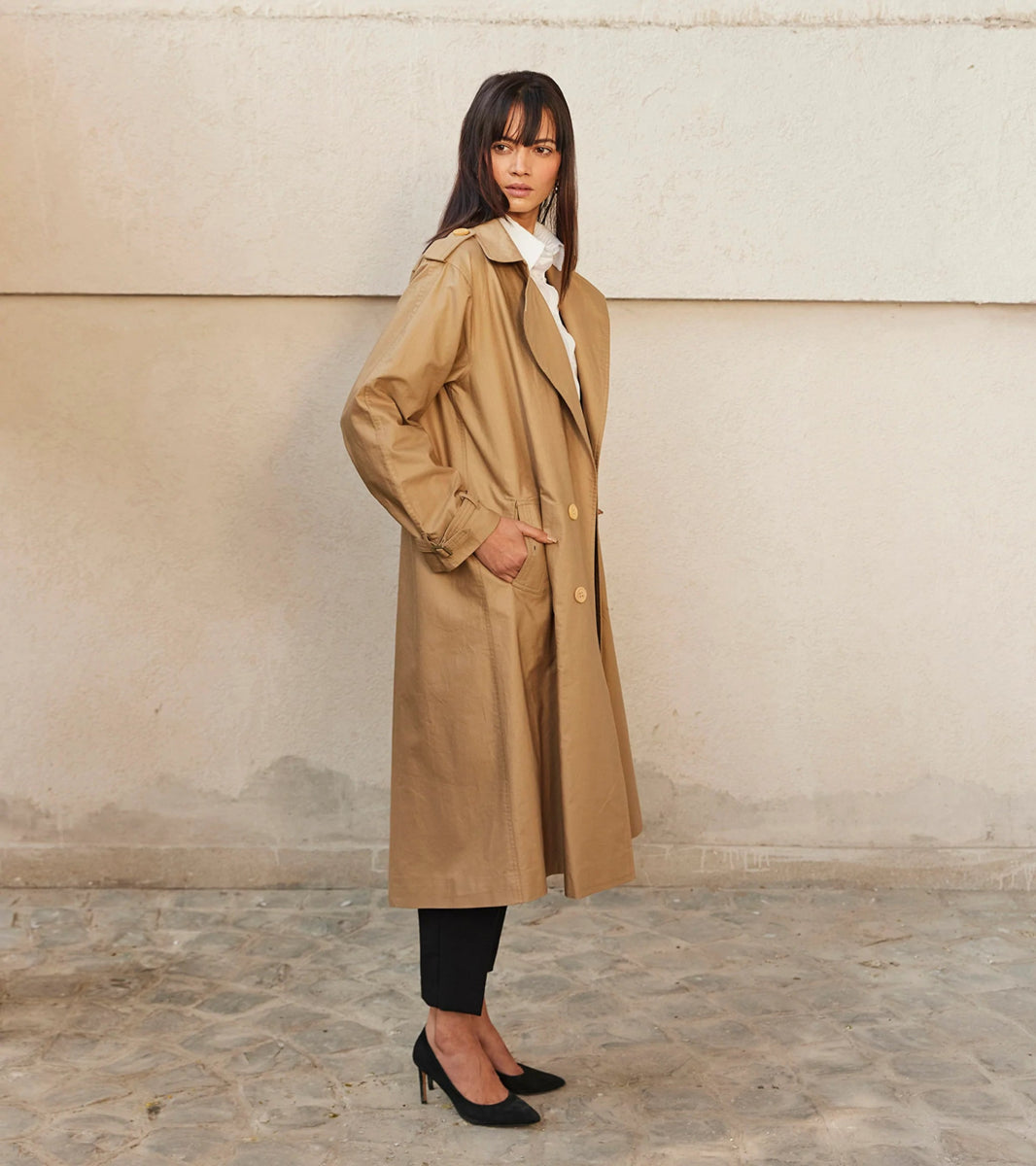 Yvie Trench Coat - Bhoomi