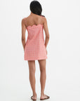 Zoe Dress - Coral Vichy
