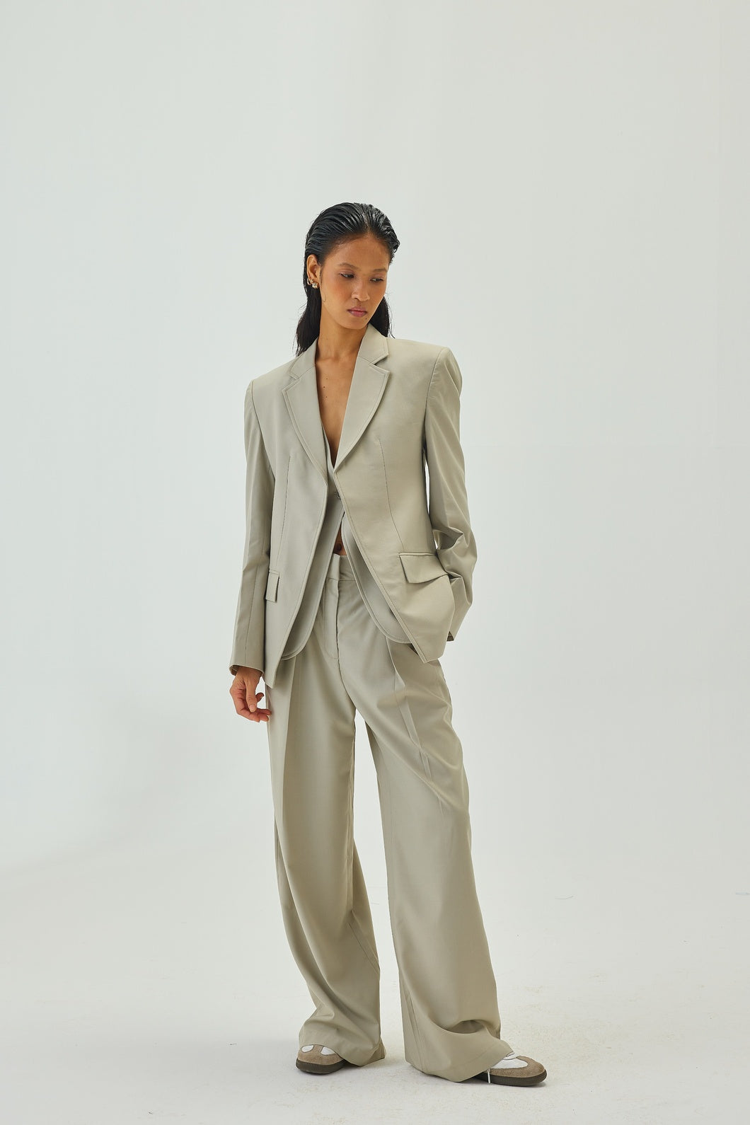 Tori Blazer Greige