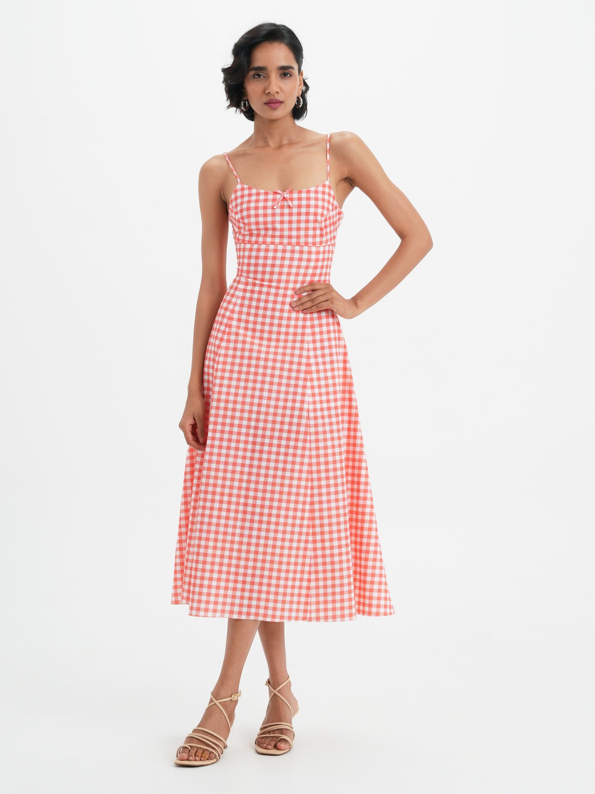 pink vichy dress Vichy Smock Mini Dress (Pink) | Love Cherish