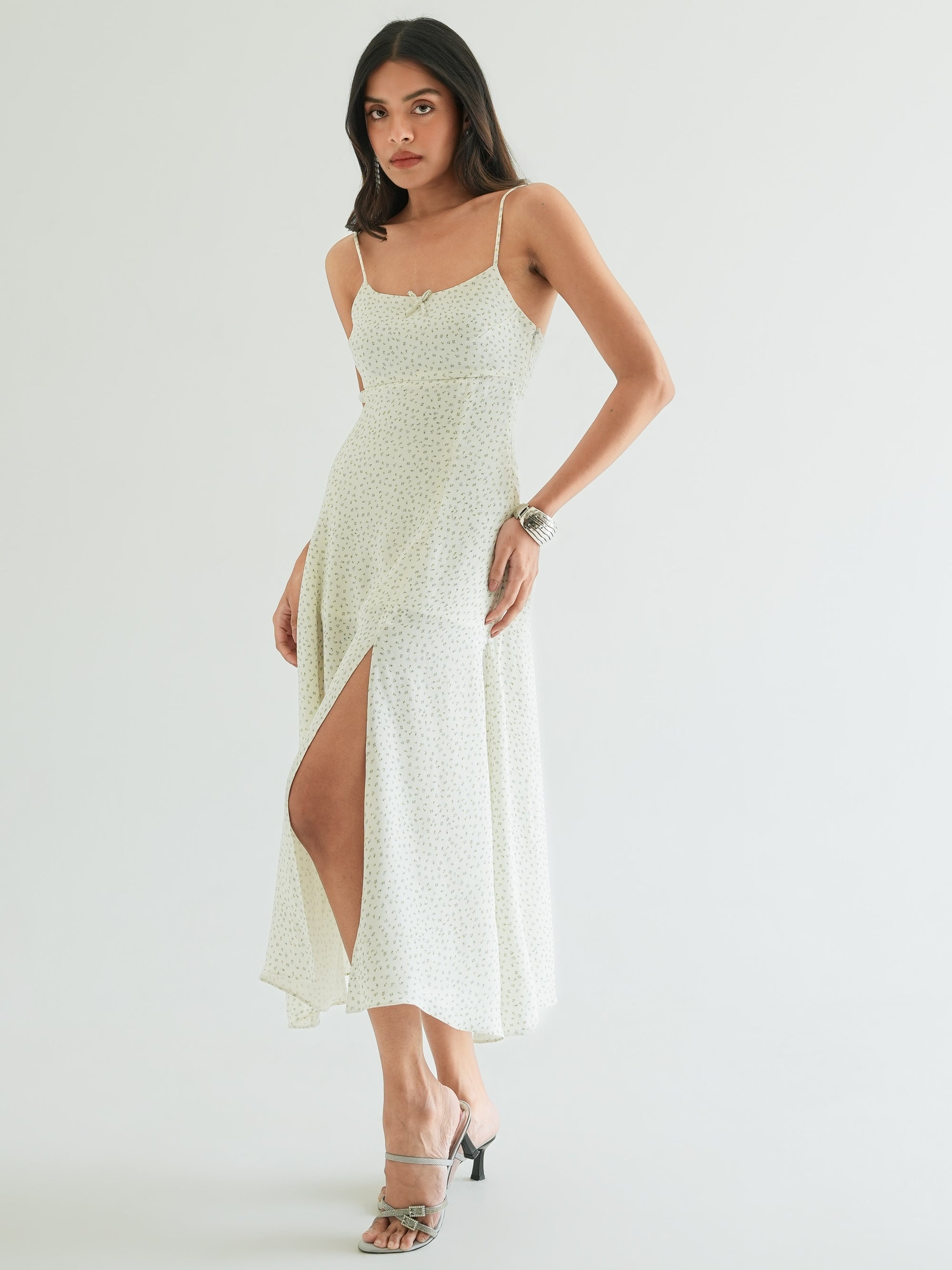 mila asym midi dress Mila Mae Cowl Neck Satin Midi Dress In Blue