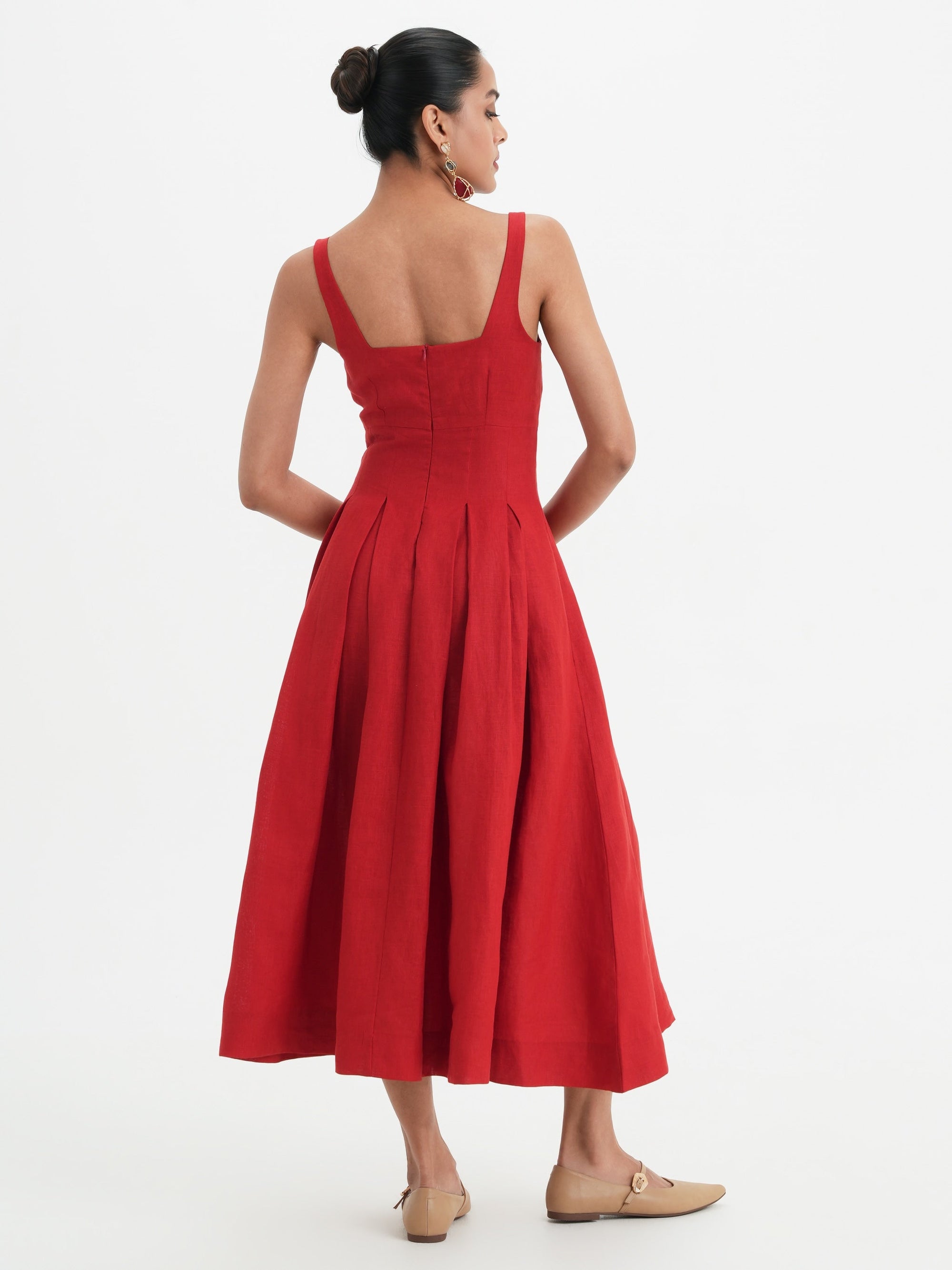 Celeste Dress - Rouge
