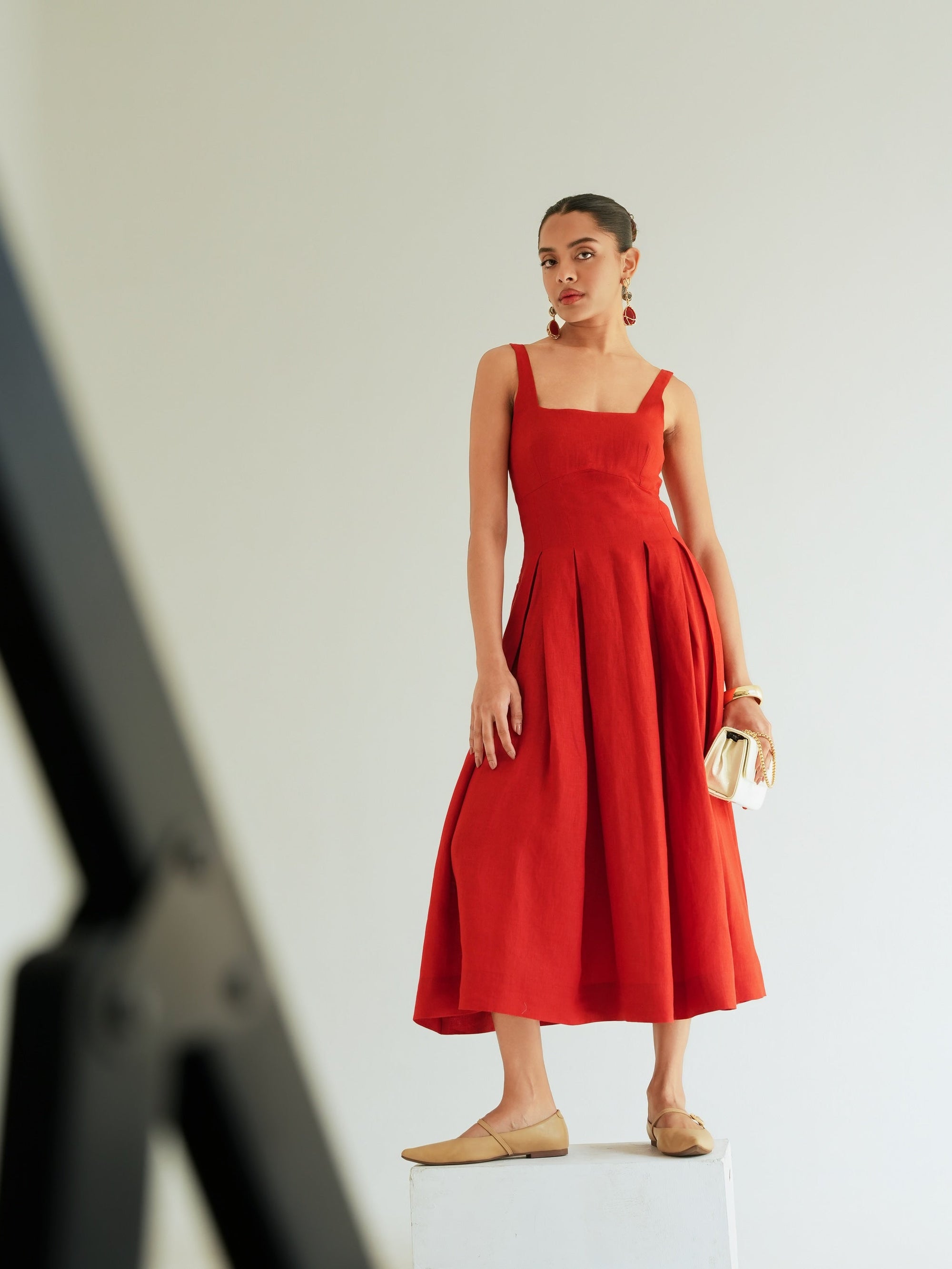 Celeste Dress - Rouge