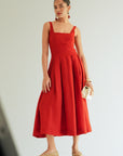 Celeste Dress - Rouge