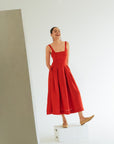 Celeste Dress - Rouge