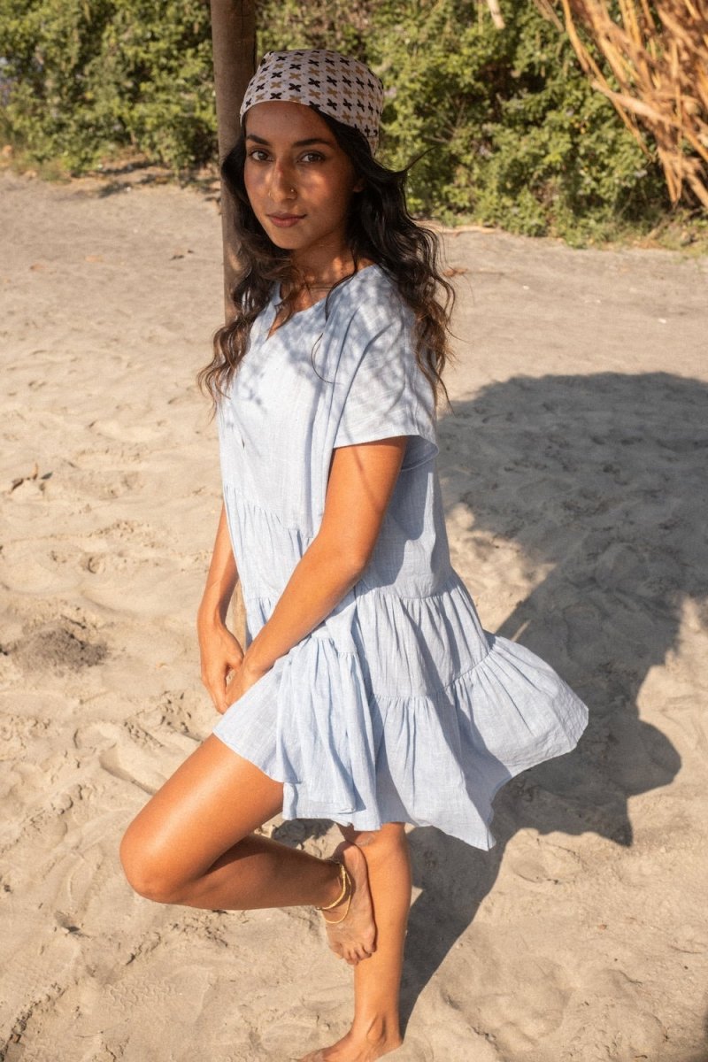 Bondi Dress Blue - Bhoomi