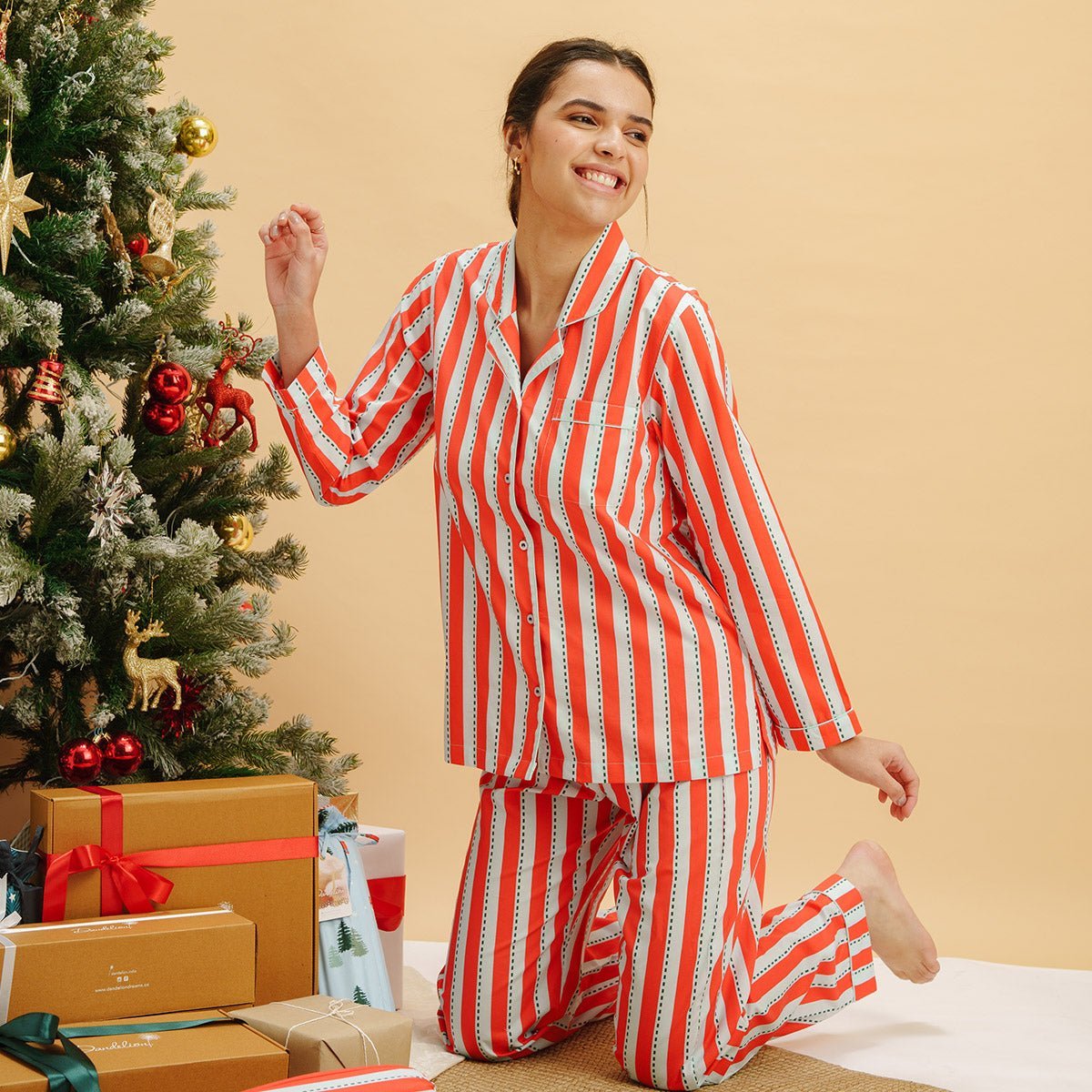 Candy Cane Pyjama Set - Bhoomi