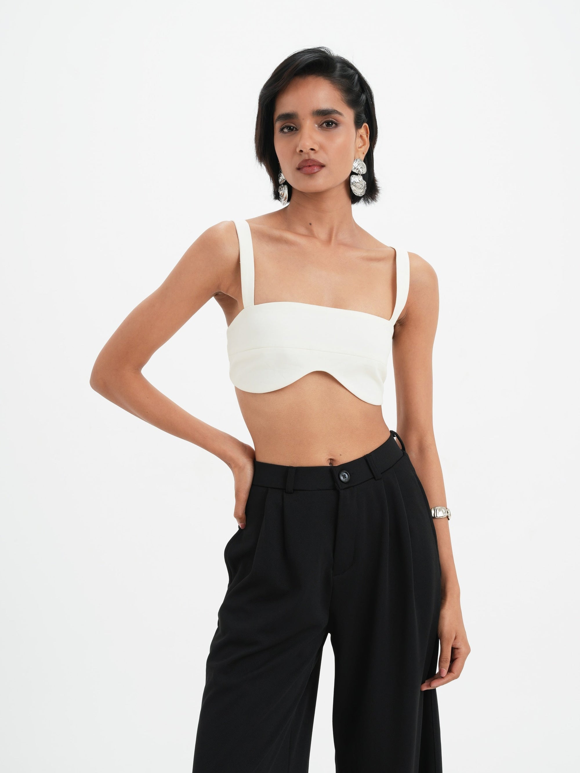 Celine Bralette Top - Buttercream