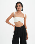 Celine Bralette Top - Buttercream