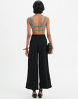 Celine Bralette Top - Pine Vichy