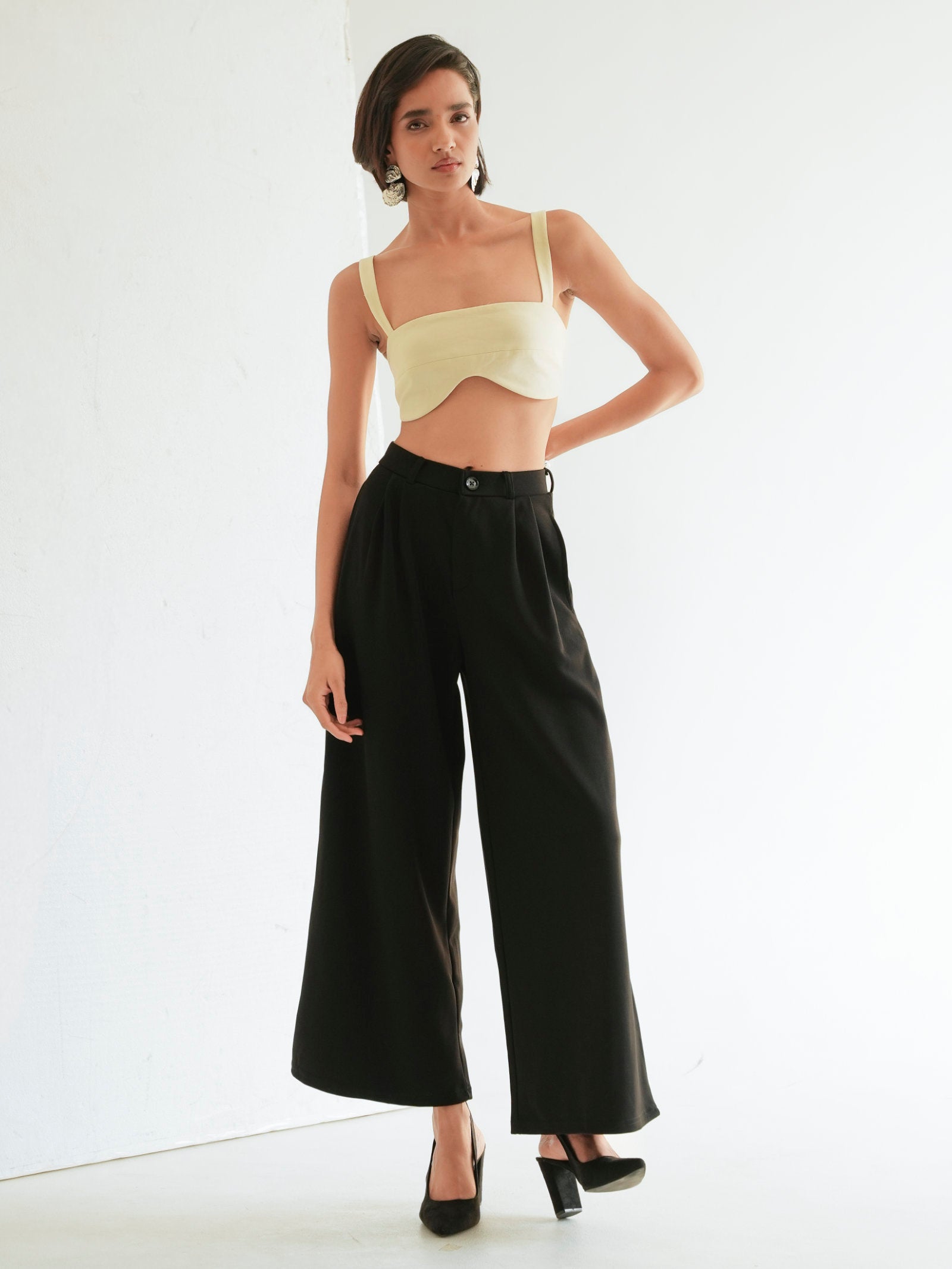 Celine Bralette Top - Buttercream