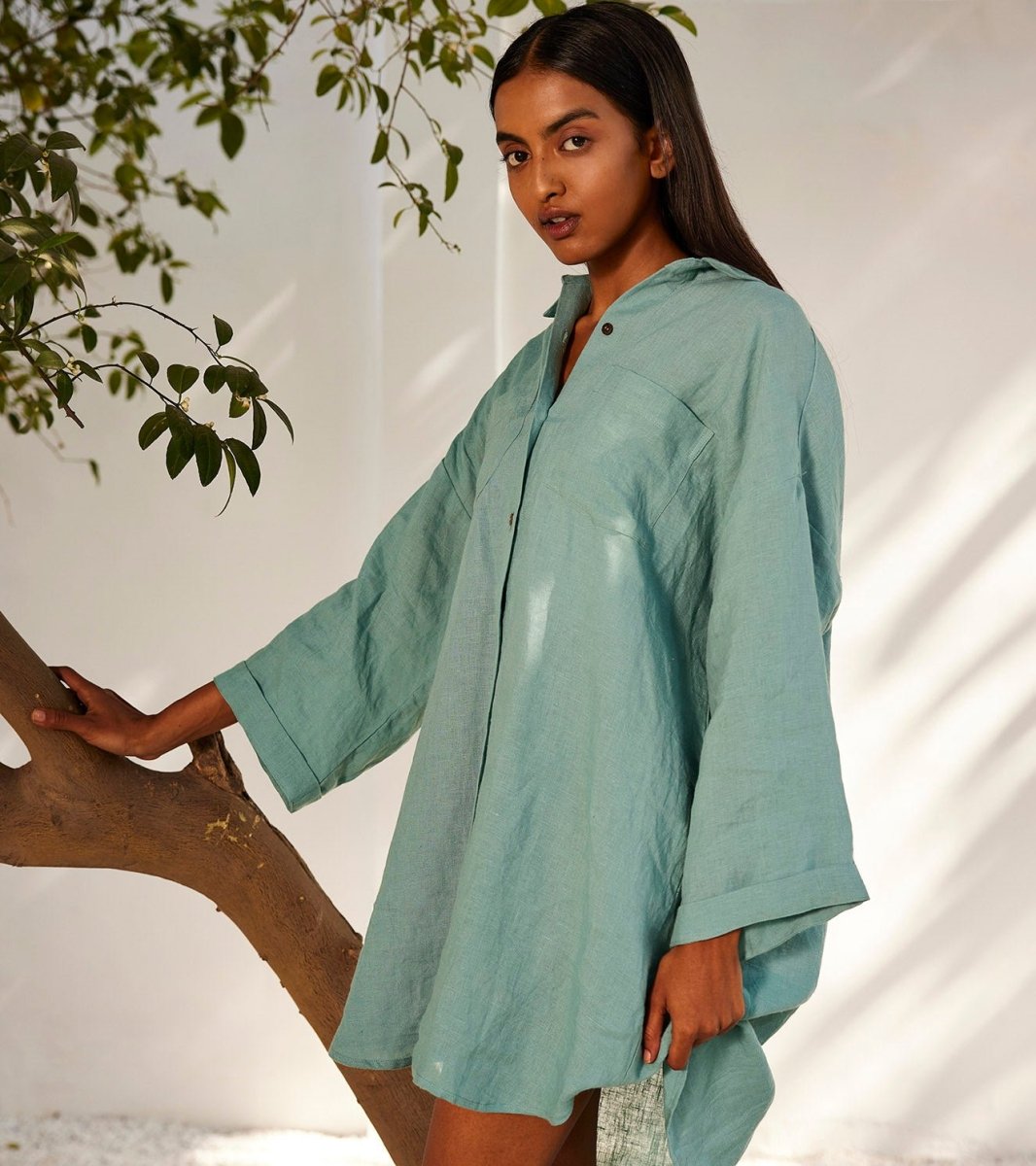 Ciel Shirt Dress - Bhoomi