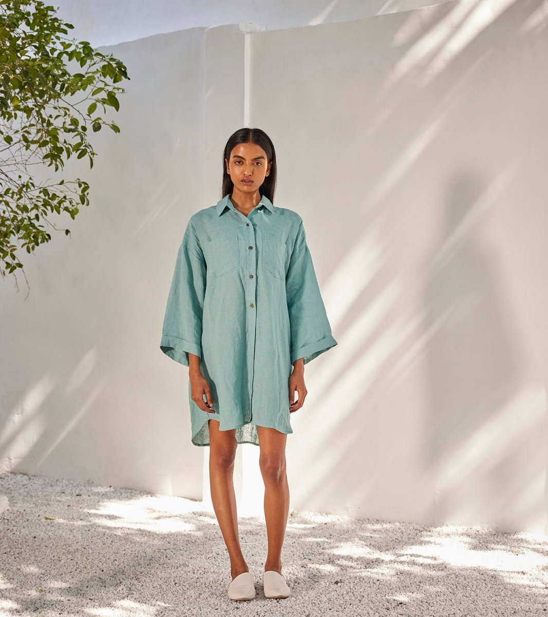 Ciel Shirt Dress - Bhoomi