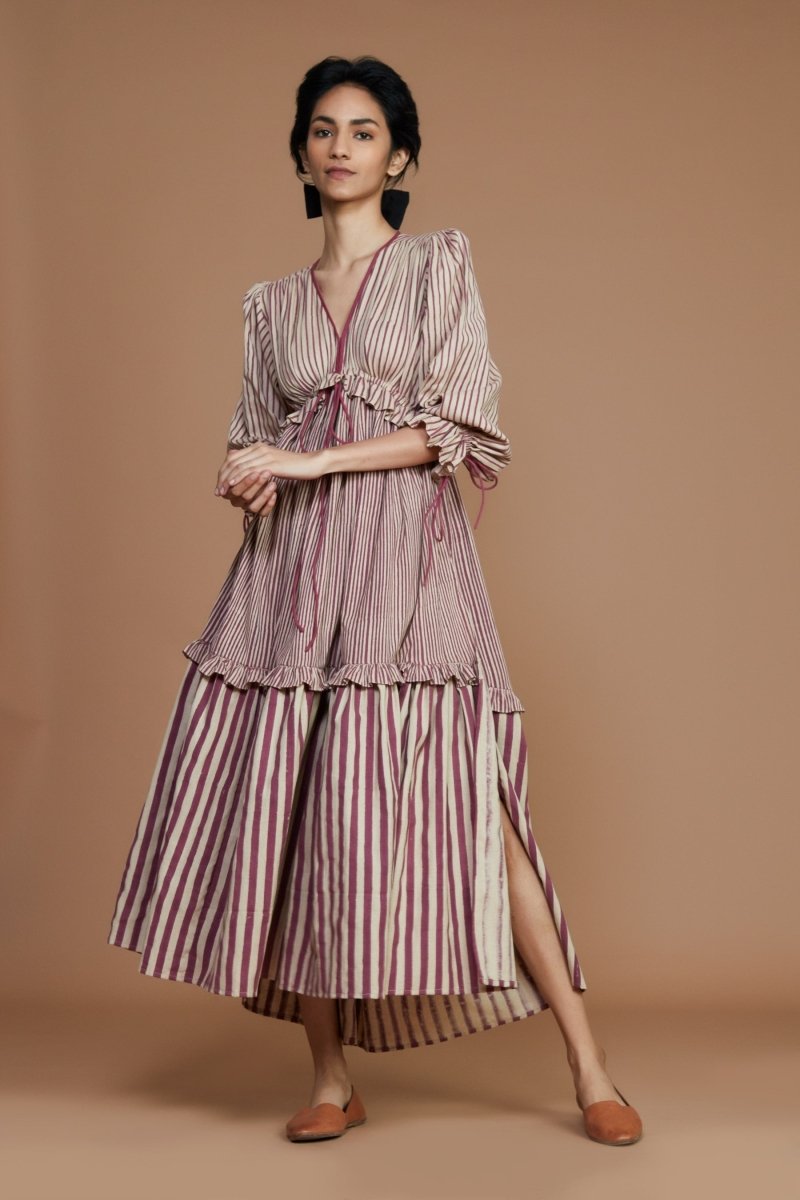 Claire Dress Mauve - Bhoomi