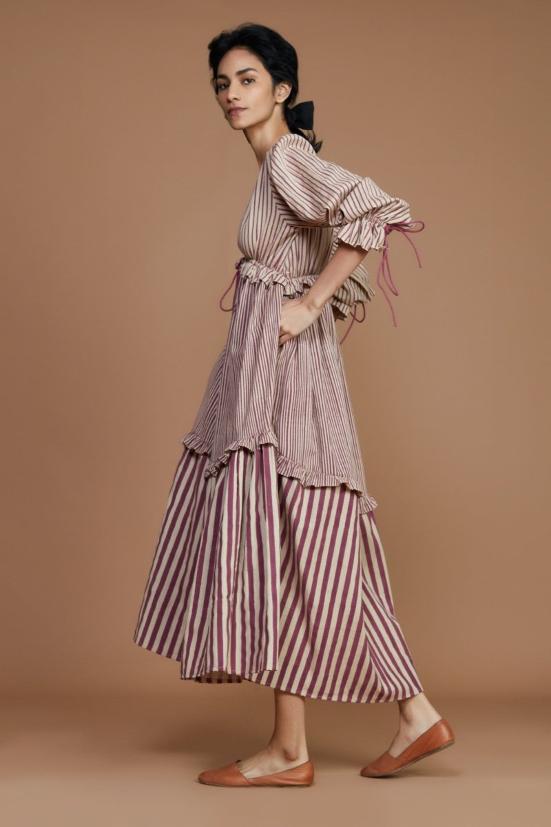 Claire Dress Mauve - Bhoomi