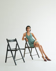 Daphne Dress - Pine Vichy